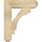Ekena Millwork Merced Craftsman Rough Sawn Bracket w/ Offset Brace, Douglas Fir, 6"W x 18"D x 22"H BKT0604X18X22MRC04RDF - alternate 4